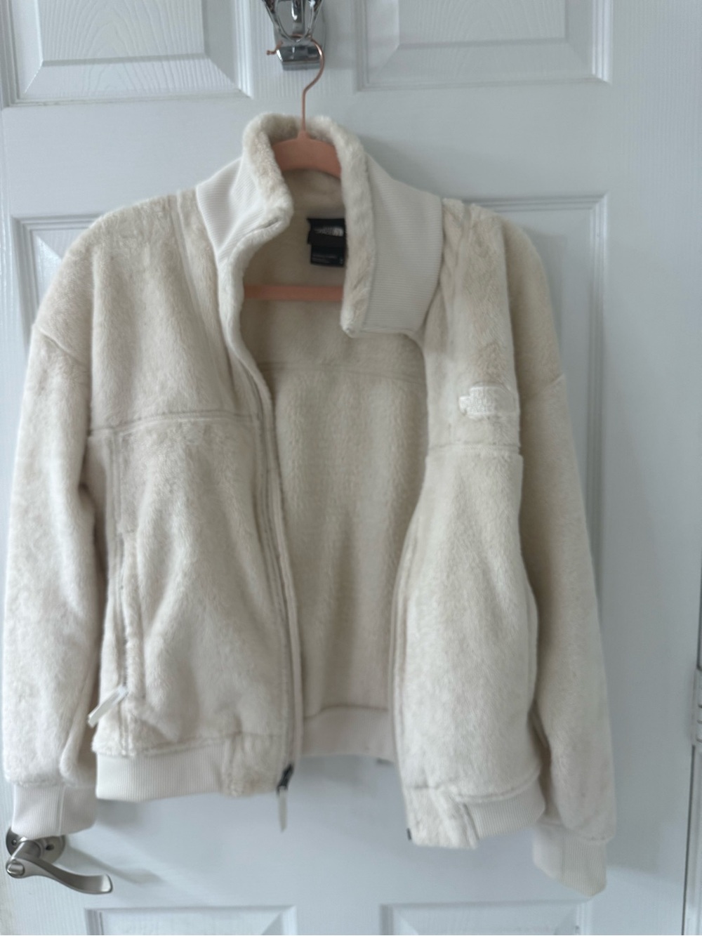 The North Face Women's Cream Teddy Fleece Jacket